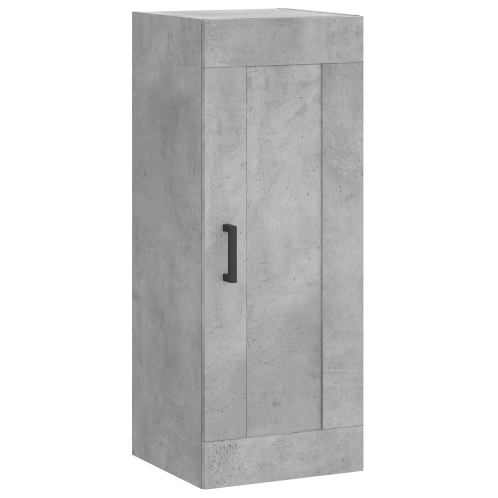 VidaXL Wandkast 34,5x34x90 cm bewerkt hout betongrijs