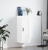 VidaXL Wandkast 34,5x34x90 cm bewerkt hout wit