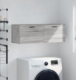 VidaXL Wandkast 100x36,5x35 cm bewerkt hout grijs sonoma eikenkleurig