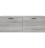 VidaXL Wandkast 100x36,5x35 cm bewerkt hout grijs sonoma eikenkleurig