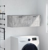 VidaXL Wandkast 100x36,5x35 cm bewerkt hout betongrijs