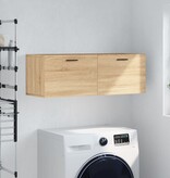 VidaXL Wandkast 100x36,5x35 cm bewerkt hout sonoma eikenkleurig