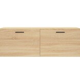 VidaXL Wandkast 100x36,5x35 cm bewerkt hout sonoma eikenkleurig
