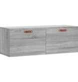 VidaXL Wandkast 100x36,5x35 cm bewerkt hout grijs sonoma eikenkleurig