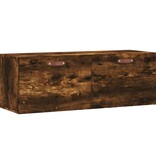 VidaXL Wandkast 100x36,5x35 cm bewerkt hout gerookt eikenkleurig