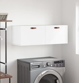 VidaXL Wandkast 100x36,5x35 cm bewerkt hout wit