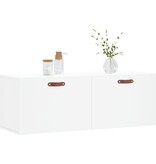 VidaXL Wandkast 100x36,5x35 cm bewerkt hout wit