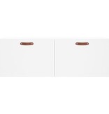 VidaXL Wandkast 100x36,5x35 cm bewerkt hout wit