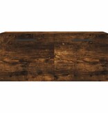 VidaXL Wandkast 80x36,5x35 cm bewerkt hout gerookt eikenkleurig