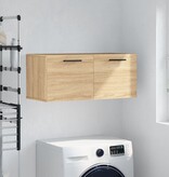 VidaXL Wandkast 80x36,5x35 cm bewerkt hout sonoma eikenkleurig