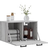 VidaXL Wandkast 60x36,5x35 cm bewerkt hout grijs sonoma eikenkleurig