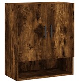 VidaXL Wandkast 60x31x70 cm bewerkt hout gerookt eikenkleurig