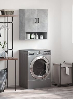 VidaXL Wandkast 60x31x70 cm bewerkt hout betongrijs