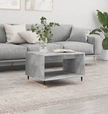 VidaXL Salontafel 60x50x40 cm bewerkt hout betongrijs