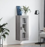 VidaXL Hangkast 34,5x34x90 cm grijs sonoma eikenkleurig