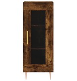 VidaXL Dressoir 34,5x34x90 cm bewerkt hout gerookt eiken