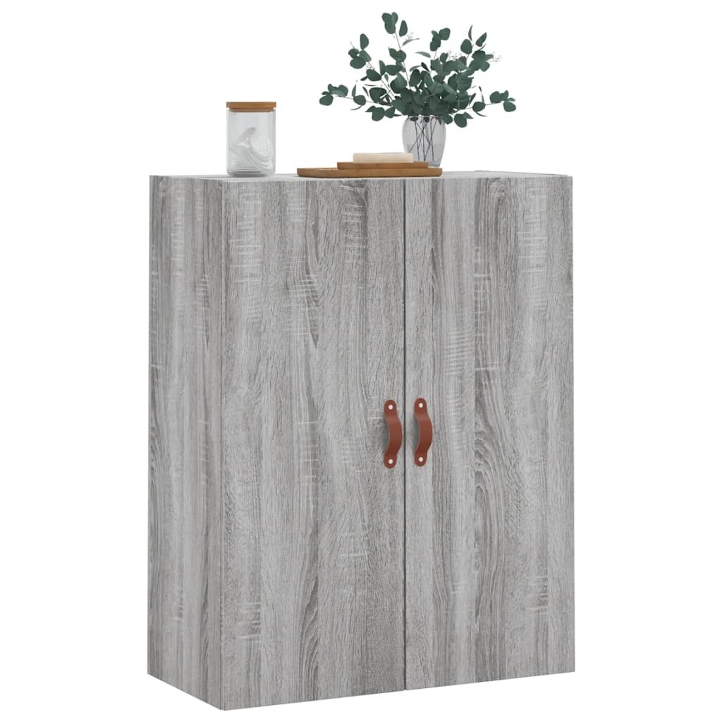 VidaXL Wandkast 69,5x34x90 cm grijs sonoma eikenkleurig