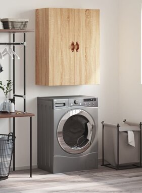 VidaXL Wandkast 69,5x34x90 cm sonoma eikenkleurig