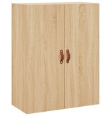 VidaXL Wandkast 69,5x34x90 cm sonoma eikenkleurig