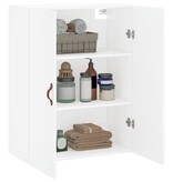 VidaXL Wandkast 69,5x34x90 cm wit