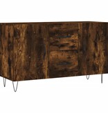 VidaXL Dressoir 100x36x60 cm bewerkt hout gerookt eikenkleurig