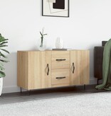 VidaXL Dressoir 100x36x60 cm bewerkt hout sonoma eikenkleurig