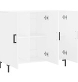 VidaXL Dressoir 90x34x80 cm bewerkt hout wit