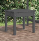 VidaXL Tuinbank 50x44x45 cm massief grenenhout grijs