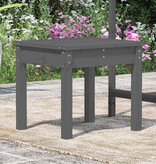 VidaXL Tuinbank 50x44x45 cm massief grenenhout grijs