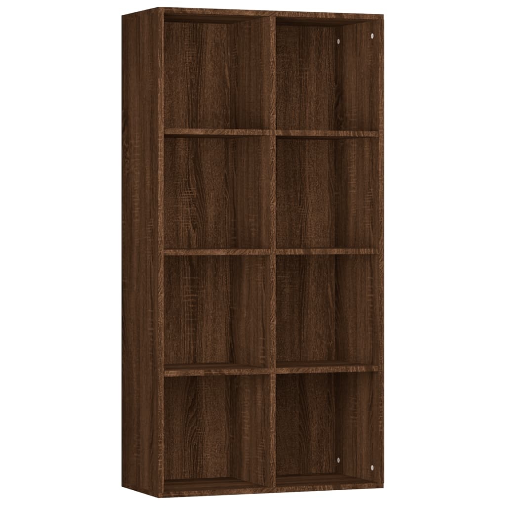 VidaXL Boekenkast 66x30x130 cm bewerkt hout bruin eikenkleur