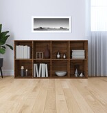 VidaXL Boekenkast 66x30x130 cm bewerkt hout bruin eikenkleur