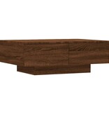 VidaXL Salontafel 90x60x31 cm bewerkt hout bruin eikenkleur