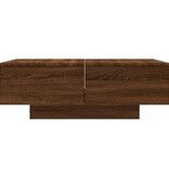 VidaXL Salontafel 90x60x31 cm bewerkt hout bruin eikenkleur