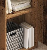 VidaXL Boekenkast 40x30x77 cm bewerkt hout oud houtkleurig