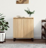 VidaXL Dressoir 60x35x70 cm bewerkt hout sonoma eikenkleurig