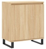 VidaXL Dressoir 60x35x70 cm bewerkt hout sonoma eikenkleurig