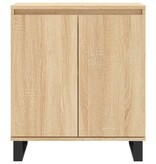 VidaXL Dressoir 60x35x70 cm bewerkt hout sonoma eikenkleurig