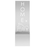 VidaXL Tuinplant met Decoratief Paneel Zilver 50 x 140 cm