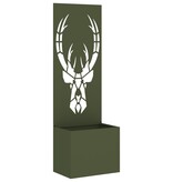 VidaXL Tuinplant met Decoratief Paneel Olijfgroen 50 x 140 cm