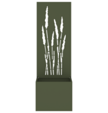 VidaXL Tuinplant met Decoratief Paneel Olijfgroen 50 x 140 cm