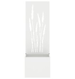 VidaXL Tuinplant met Decoratief Paneel Wit 50 x 140 cm