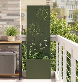 VidaXL Tuinplant met Decoratief Paneel Olijfgroen 50 x 140 cm