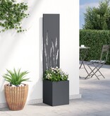 VidaXL Tuinplant met Decoratief Paneel Antraciet 32 x 140 cm