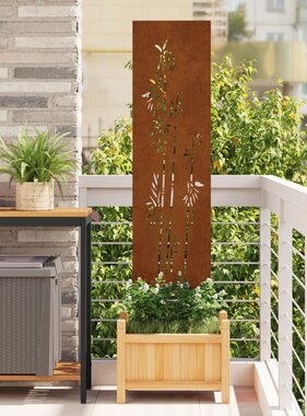 VidaXL Tuin decoratief paneel Roestig 32 x 140 cm Cortenstaal