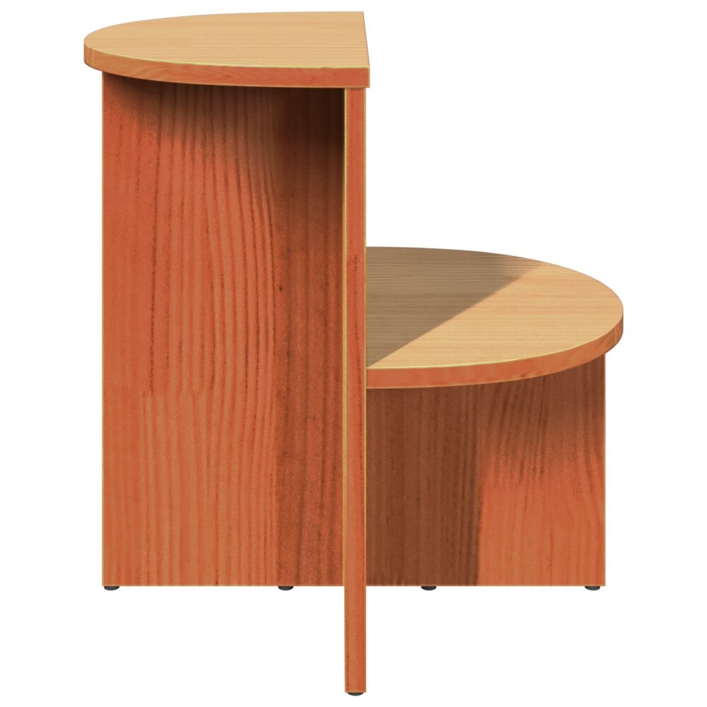 VidaXL Bijzettafel Wasbruin 50 x 40 x 50 cm Massief grenenhout