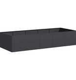 VidaXL Plantenbak 200x80x40 cm staal zwart