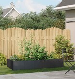 VidaXL Plantenbak 200x80x40 cm staal zwart