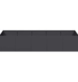 VidaXL Plantenbak 200x80x40 cm staal zwart