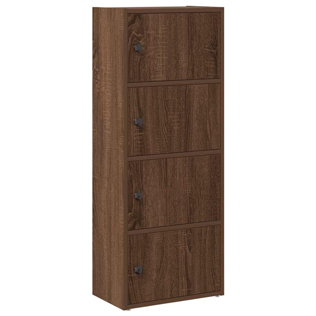 VidaXL Boekenkast 40x24x102 cm bewerkt hout bruin eikenkleurig
