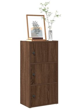 VidaXL Boekenkast 40x24x77 cm bewerkt hout bruin eikenkleurig